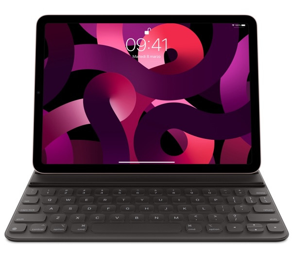 Apple Folio Smart Keyboard iPad Pro 11 inch (2018 - 2022) / Air (2020 - 2024) QWERTY IT Black