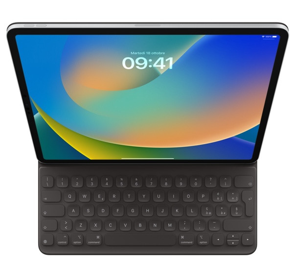 Apple Folio Smart Keyboard iPad Pro 12.9 inch (2020) QWERTY IT Black