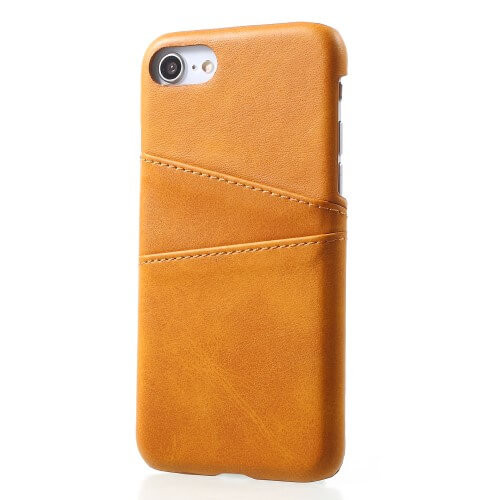 Casecentive Leren Wallet back case iPhone 7 / 8 / SE 2020 tan