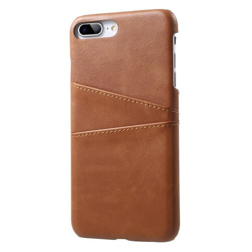 Casecentive Leren Wallet back case iPhone 7 / 8 plus bruin