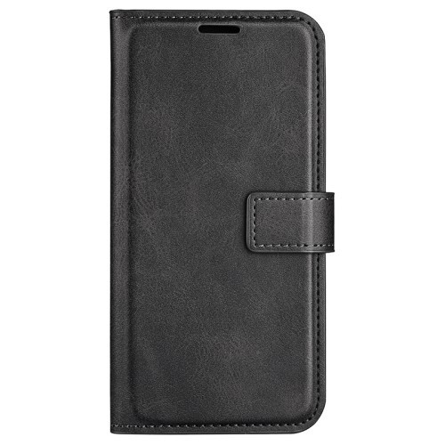 Casecentive Leren Wallet case met sluiting iPhone 16 Pro zwart