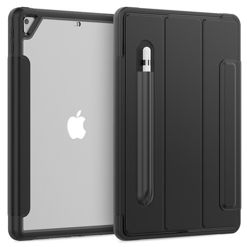 Casecentive Rugged Smart Cover Case iPad 10.2 (2019/2020/2021) zwart