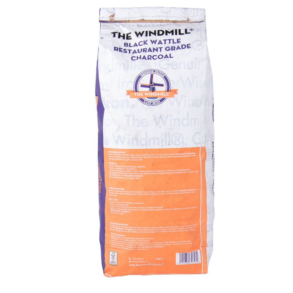 The Windmill Premium Zuid-Afrikaanse Black Wattle houtskool 