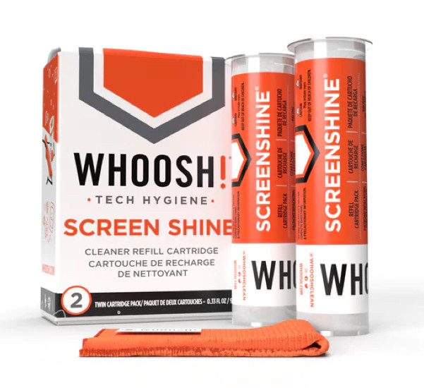 WHOOSH! Screen Shine Pro Refill Cartridges 2 Pack 